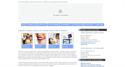 Desktop Screenshot of bangkokcosmeticdentist.com
